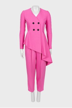 Pink classic suit