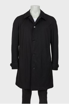Men's coat with buttons
