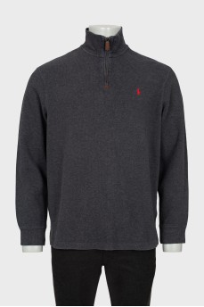 Men's sweater with red logo