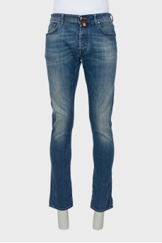 Men's jeans with buttons