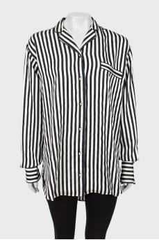 Black and white striped shirt 