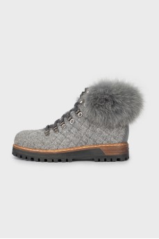 Fucking gray boots