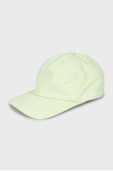 Light green cap with tag
