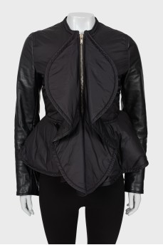 Combination jacket with frill