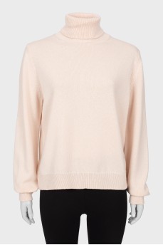 Cashmere light pink sweater