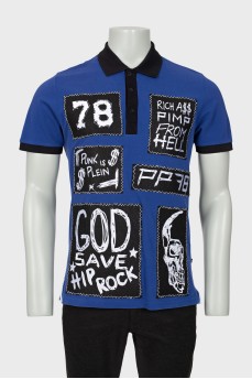 Men's T-shirt with patches