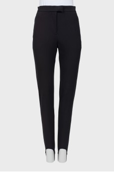 Leggings with straps with tag