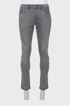 Men's gray jeans