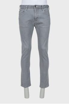 Light gray men's jeans