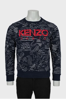 Men's sweatshirt with print
