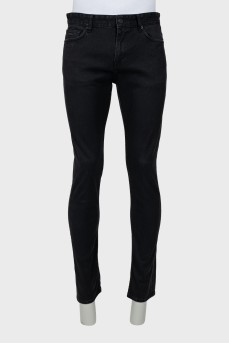 Men's black slim fit jeans
