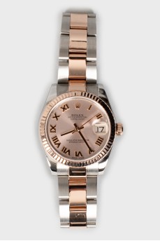 Datejust 31 rose gold watch