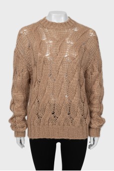Oversized knitted sweater