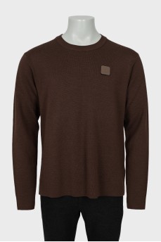 Men's brown sweater with tag