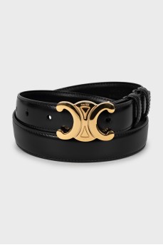 Triomphe leather belt