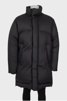 Men's oversized down jacket with tag
