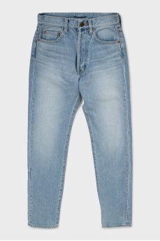 Blue high waist jeans
