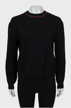 Black Slim Fit Sweater with Tag