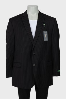 Men's straight-fit jacket with tag