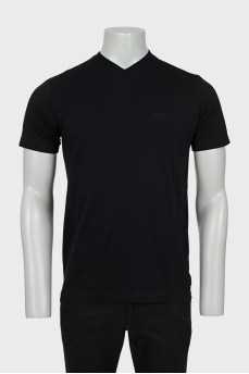 Men's black T-shirt