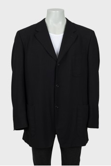 Men's black wool jacket