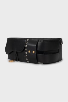 Leather belt bag
