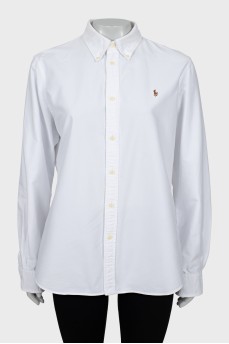 Classic shirt with brand logo