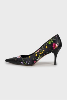 Floral stiletto heels