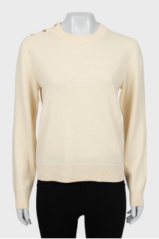 Beige jumper with tag