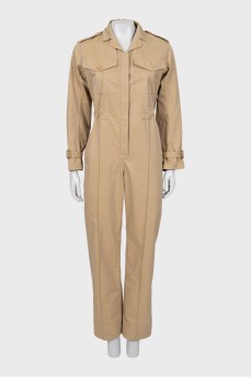 Brown jumpsuit with tag
