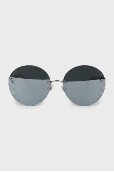 teashades sunglasses with silver frame