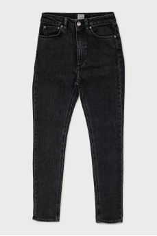 Dark gray skinny jeans