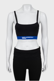 Sports tank top with tag