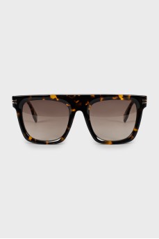 Printed browline sunglasses