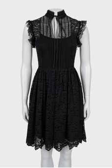 Lace black dress