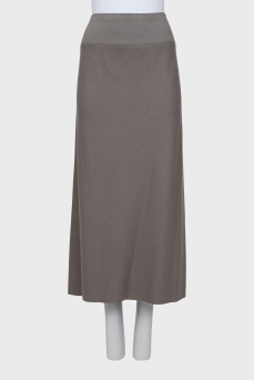 Wool midi skirt with tag