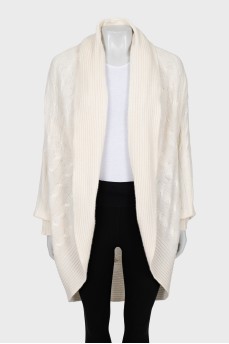 Knitted cashmere cardigan