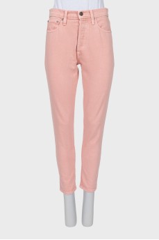 Mom fit jeans pink
