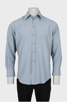 Men's blue dress shirt