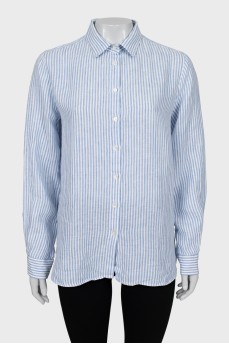 Straight-fit striped shirt