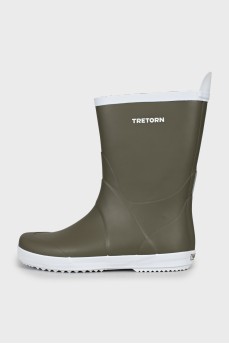 Men's rubber boots with tag