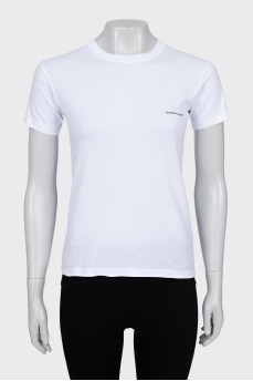 White T-shirt with company logo