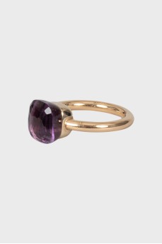 Gold ring with tourmaline