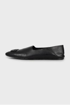 Men's loafers with embossed logo