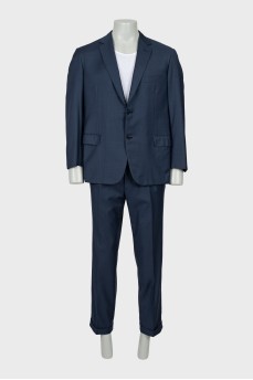 Men's wool suit with trousers