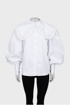 White collared shirt