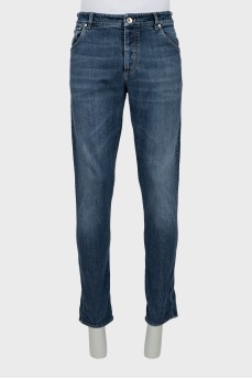 Men's blue skinny jeans