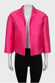 Pink jacket without fastening