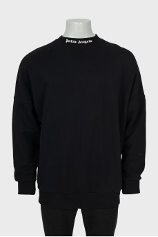 Men's sweatshirt with logo on the back