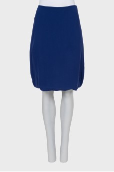 Silk blue skirt with tag